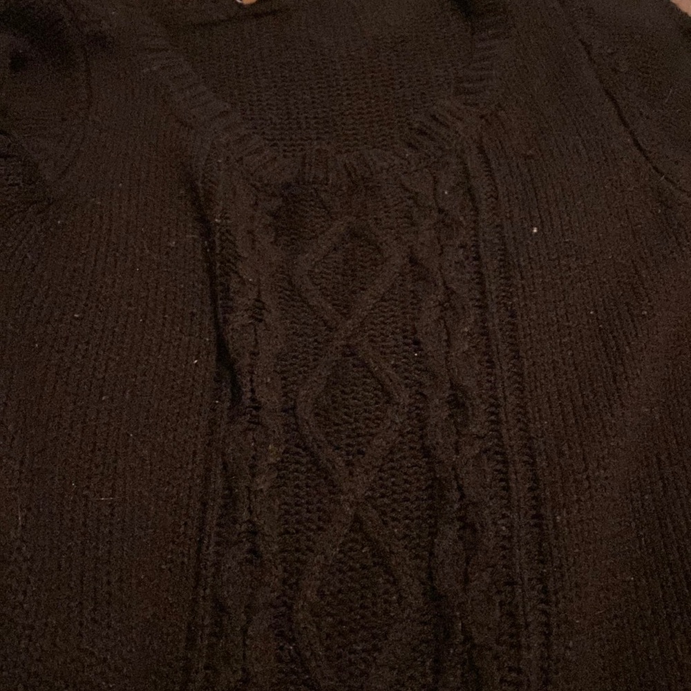 Black sweater dress